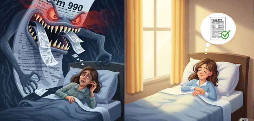 The 990 Nightmare: Why Nonprofit Leaders Lose Sleep (and How to Rest Easy)