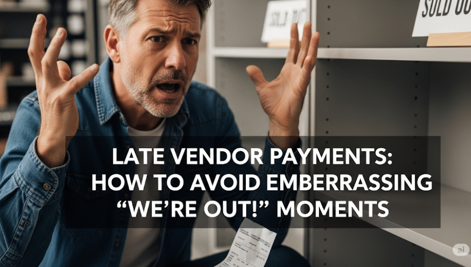 Late Vendor Payments: How to Avoid Embarrassing “We’re Out!” Moments