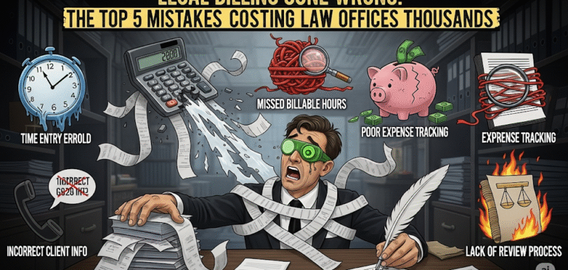 Legal Billing Gone Wrong: The Top 5 Mistakes Costing Law Offices Thousands